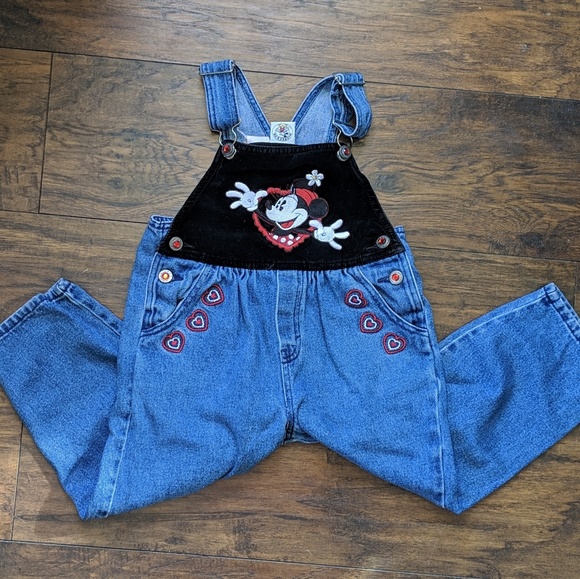 Vintage Other - Vintage Mickey Mouse Overalls Size 5